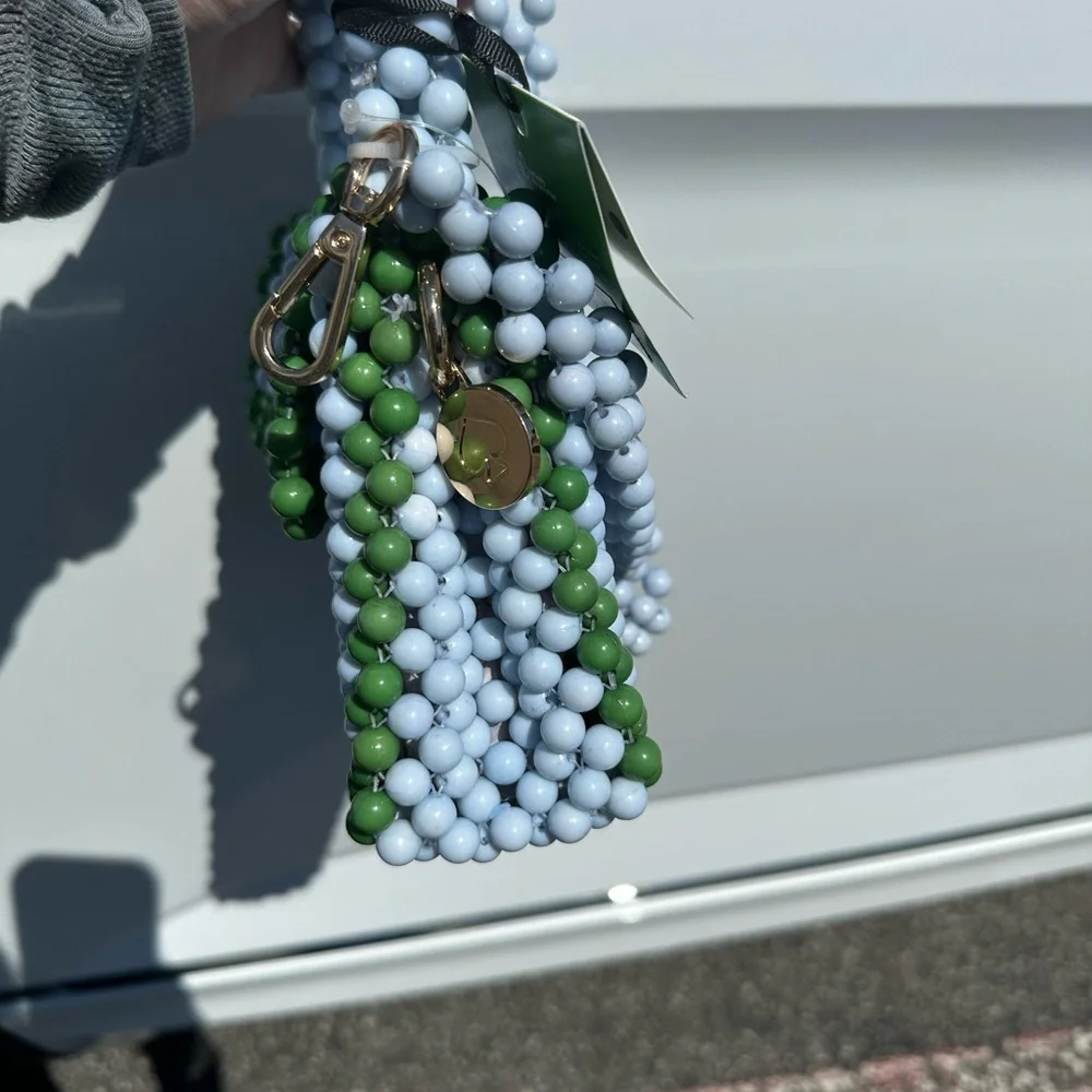 Kate Spade Mini Bag with Blue and Green Checkered Design - Picture 3 of 5